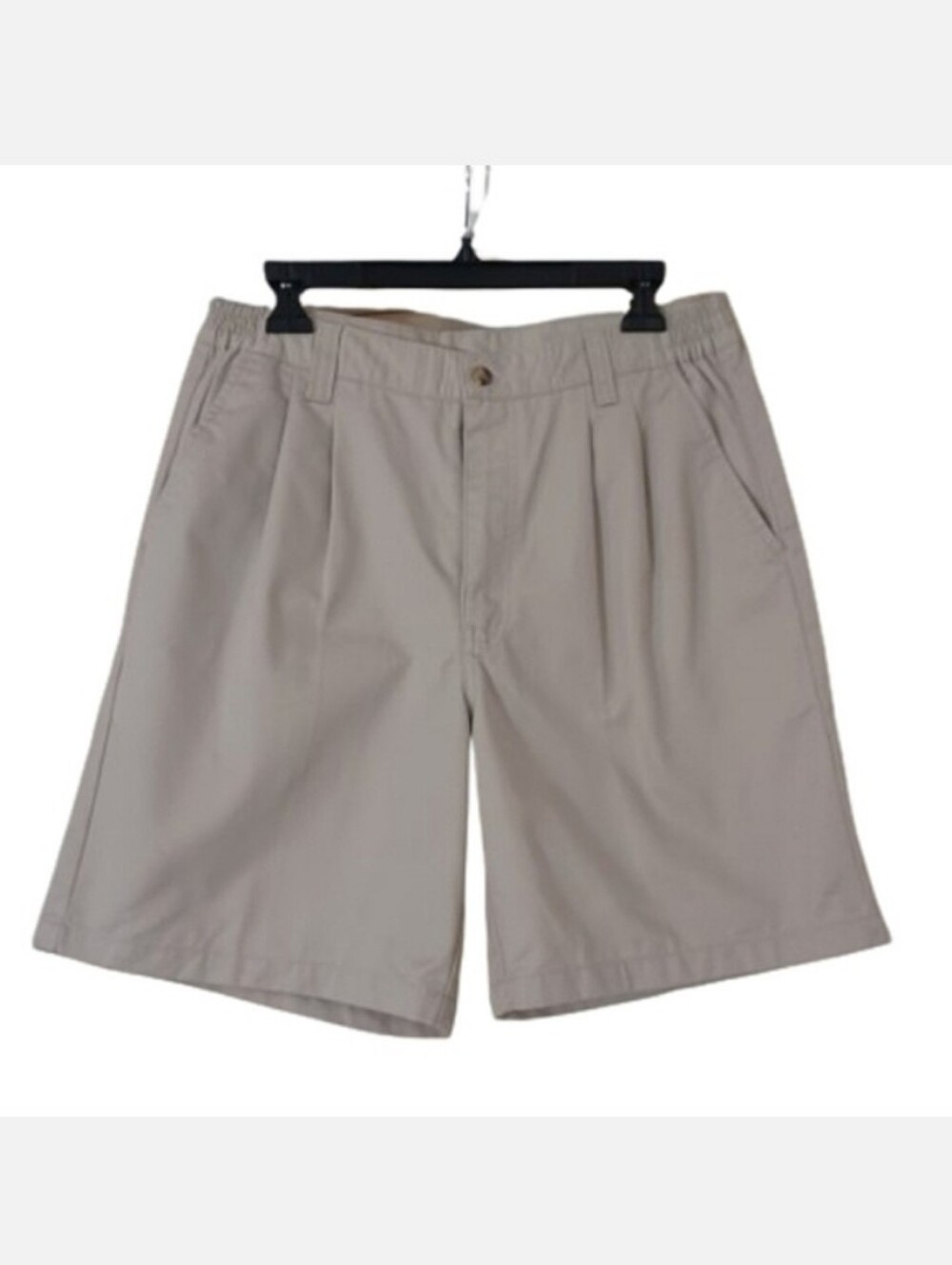 BIG CREEK Clothing Co. Men's Pleated Summer Khaki Casual Dress Shorts Size 34